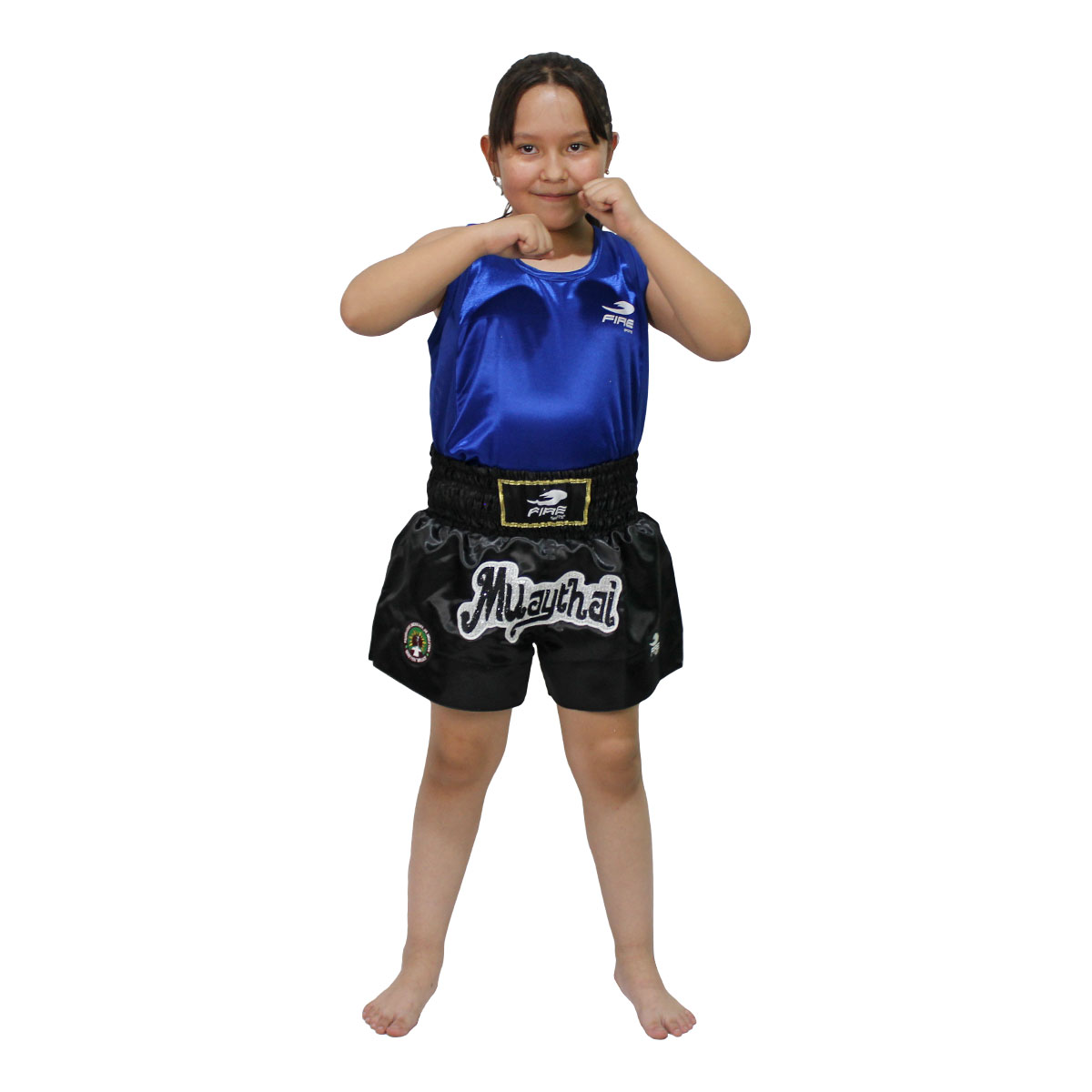 Uniforme Unisex de Muay Thai Infantil Oficial para Compentencia Fire Sports