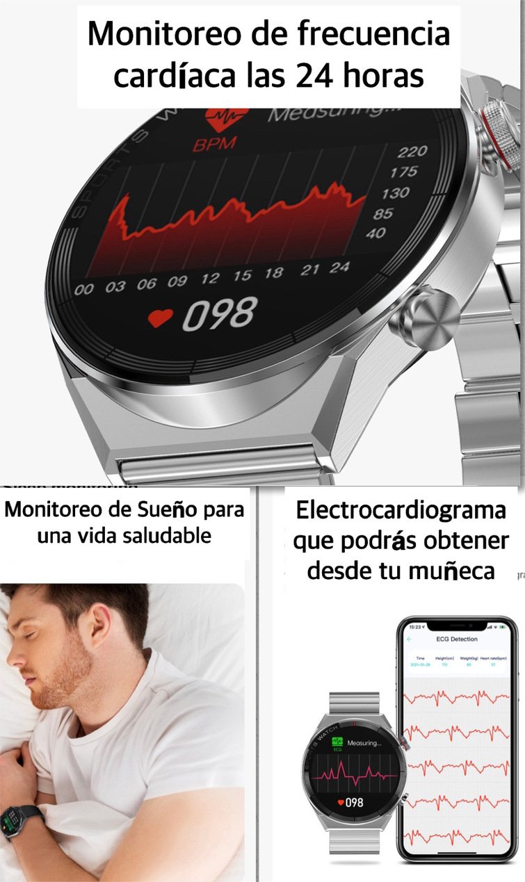 Fino Smartwatch Hd Contesta Whatsapp Llamada Notificacion
