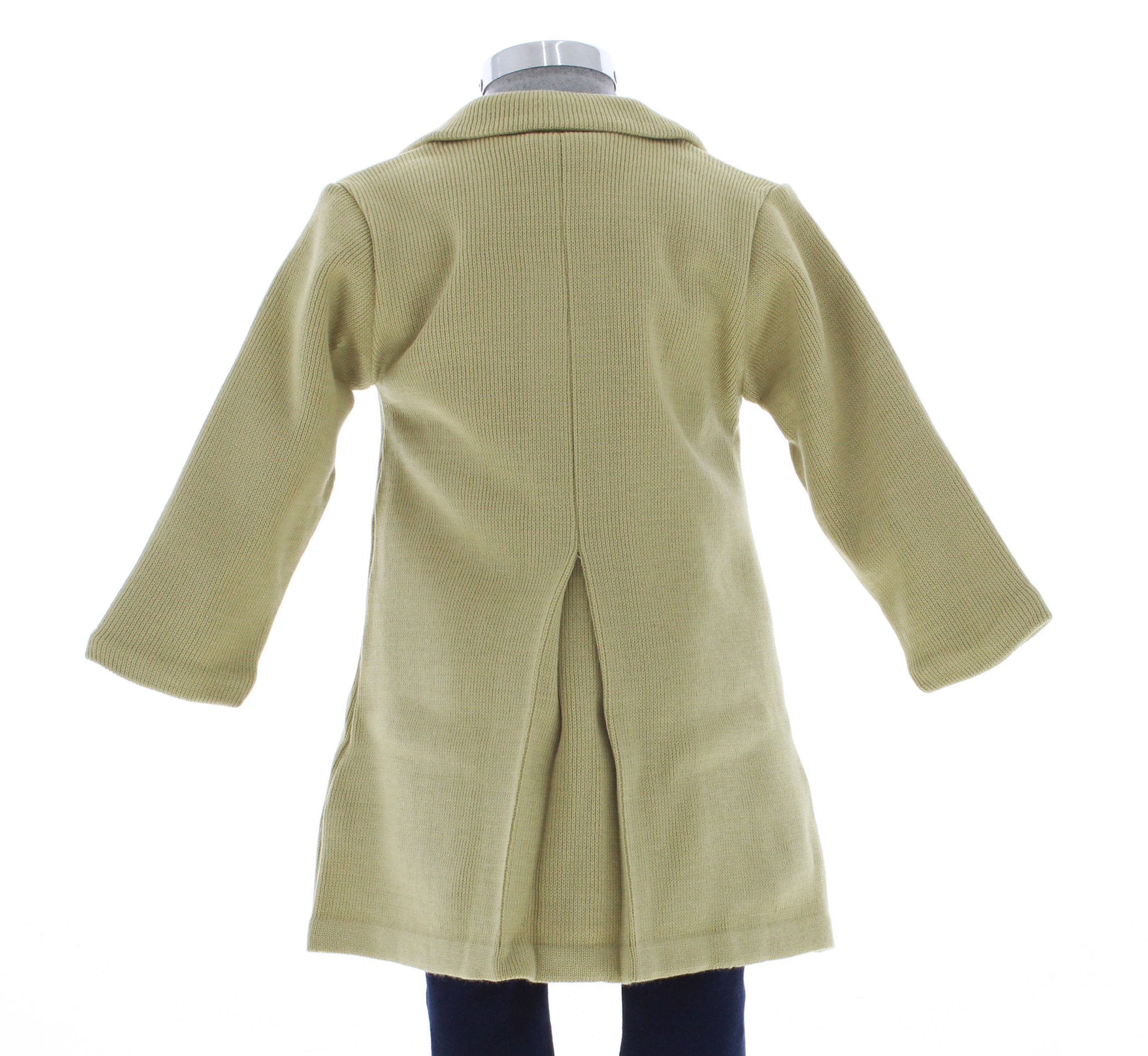 Abrigo Niña Color Beige Forrado 3176 1 a 10 Años.