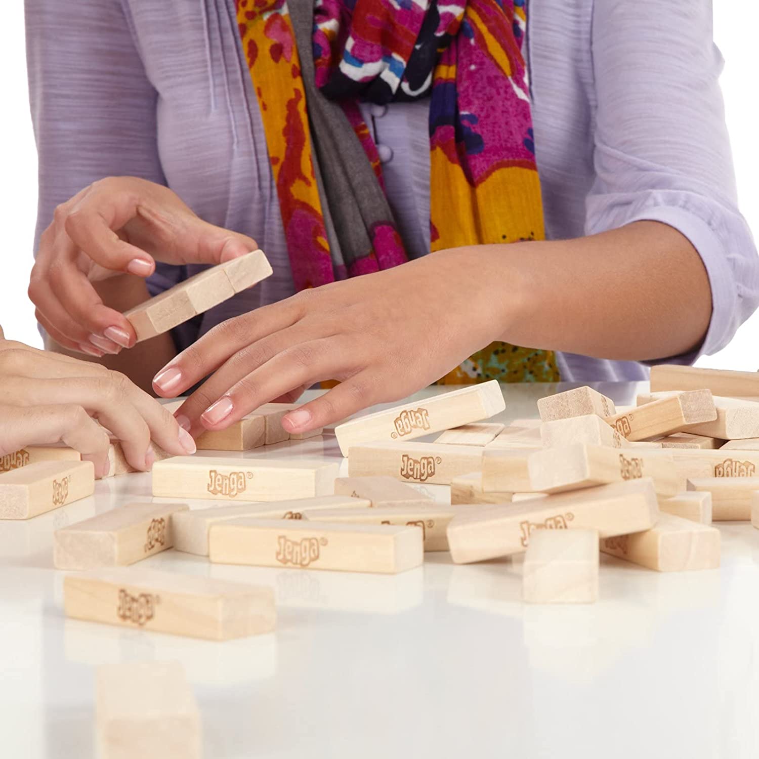 Jenga Clasico Bloques Juego de mesa Hasbro A2120