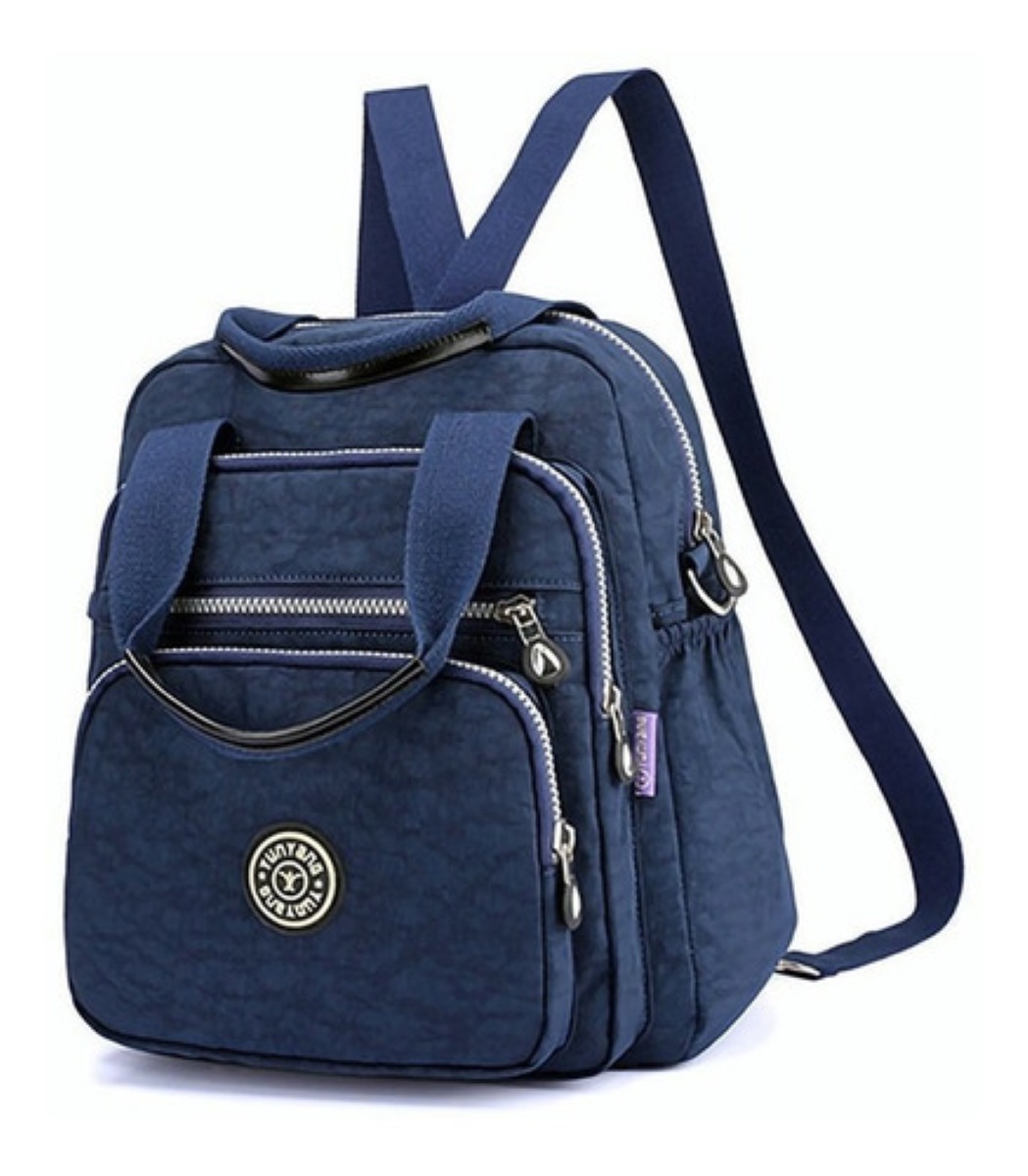 Mochila mujer store azul marino