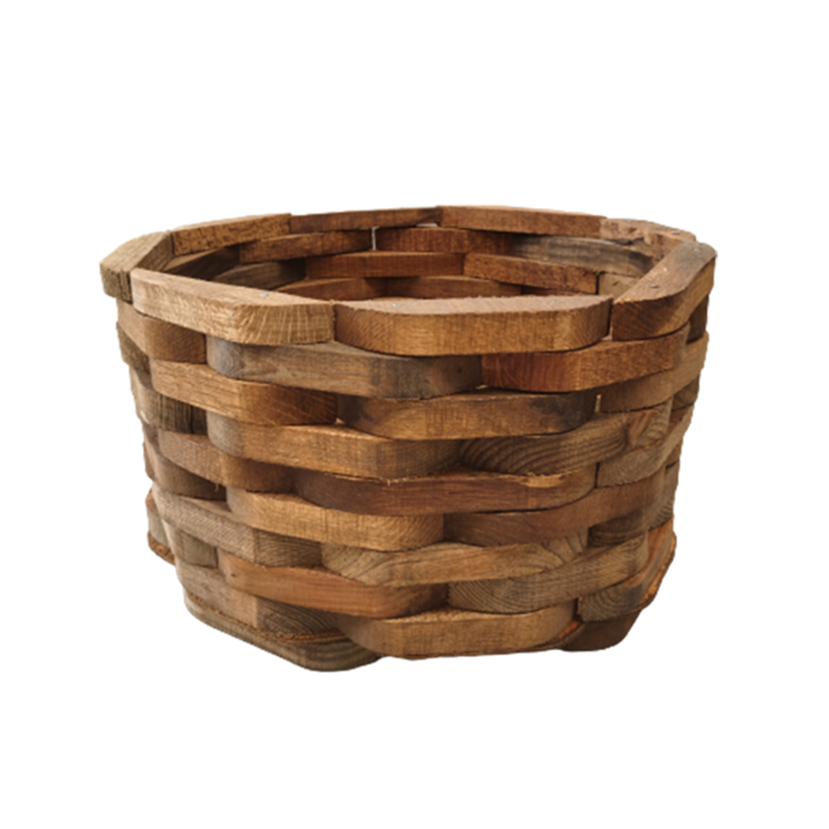 Maceta De Madera Tipo Piña Grande