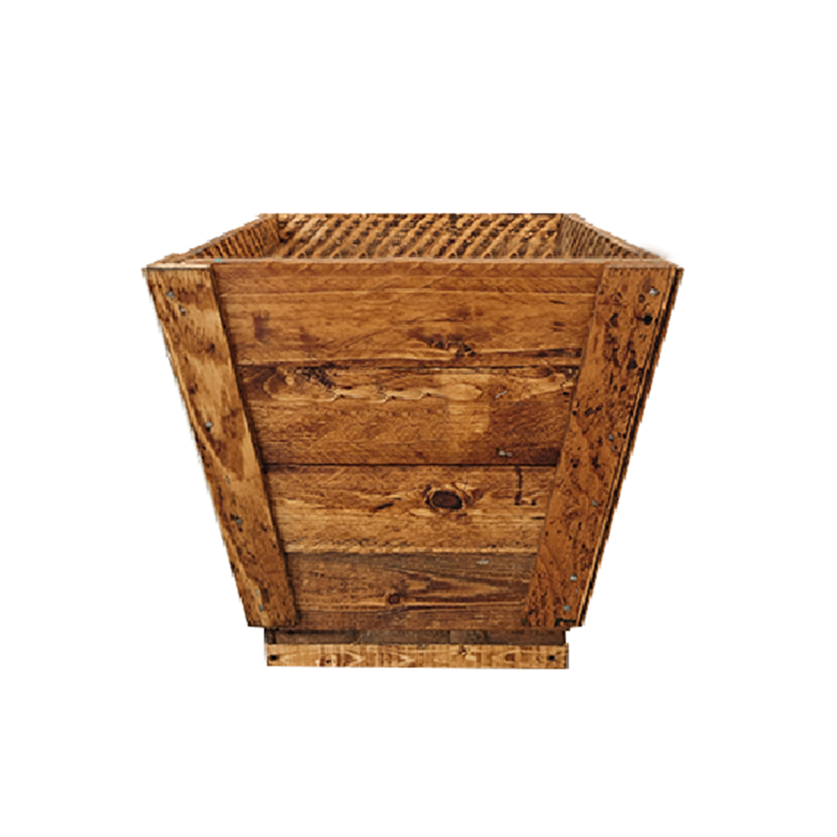 Maceta De Madera Tipo Cono Mediana