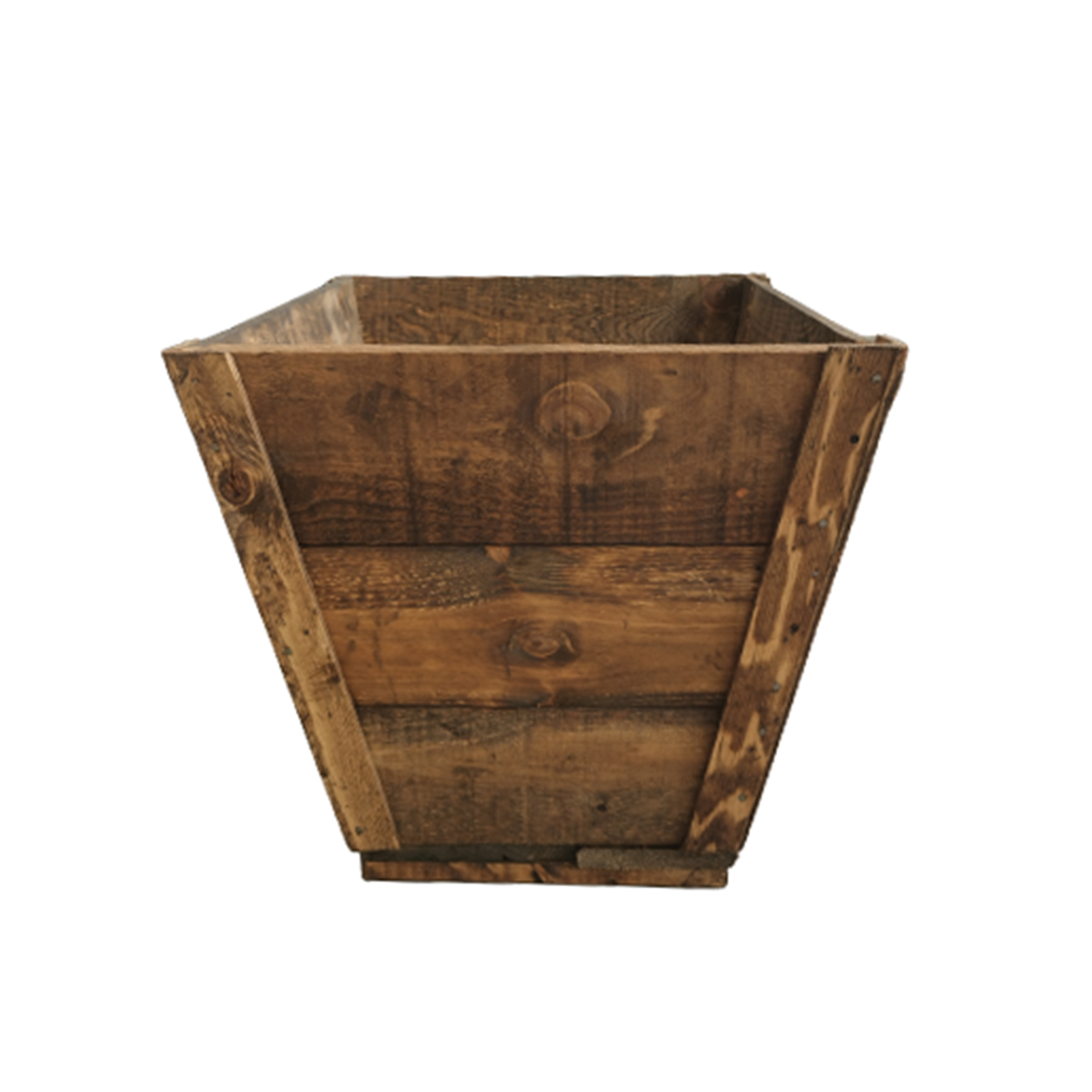 Maceta De Madera Tipo Cubo Jumbo