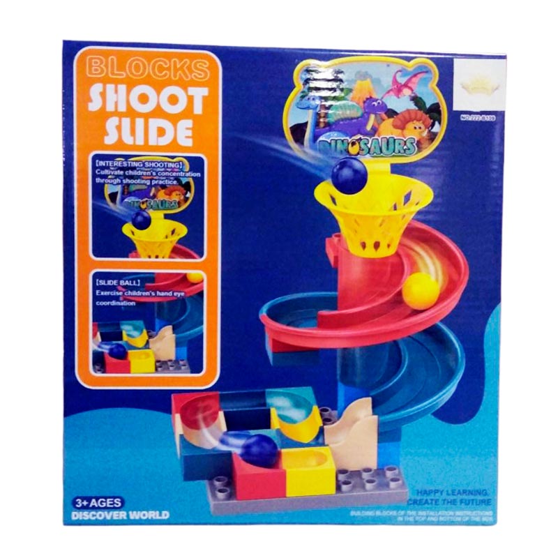 Bloques Tobogán Pista Rampa Coches , pelotas  Bebes Niño