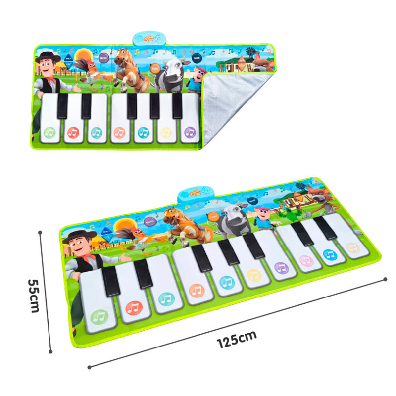Tapete Musical Con Piano Y Sonido La Granja De Zenón Bebe 