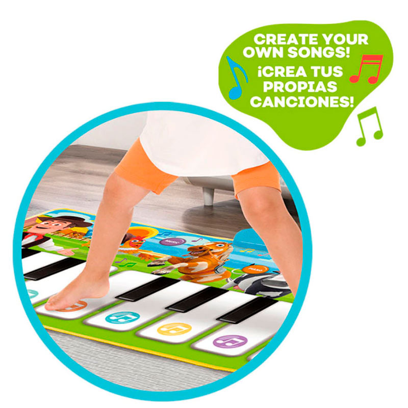 Tapete Musical Con Piano Y Sonido La Granja De Zenón Bebe 