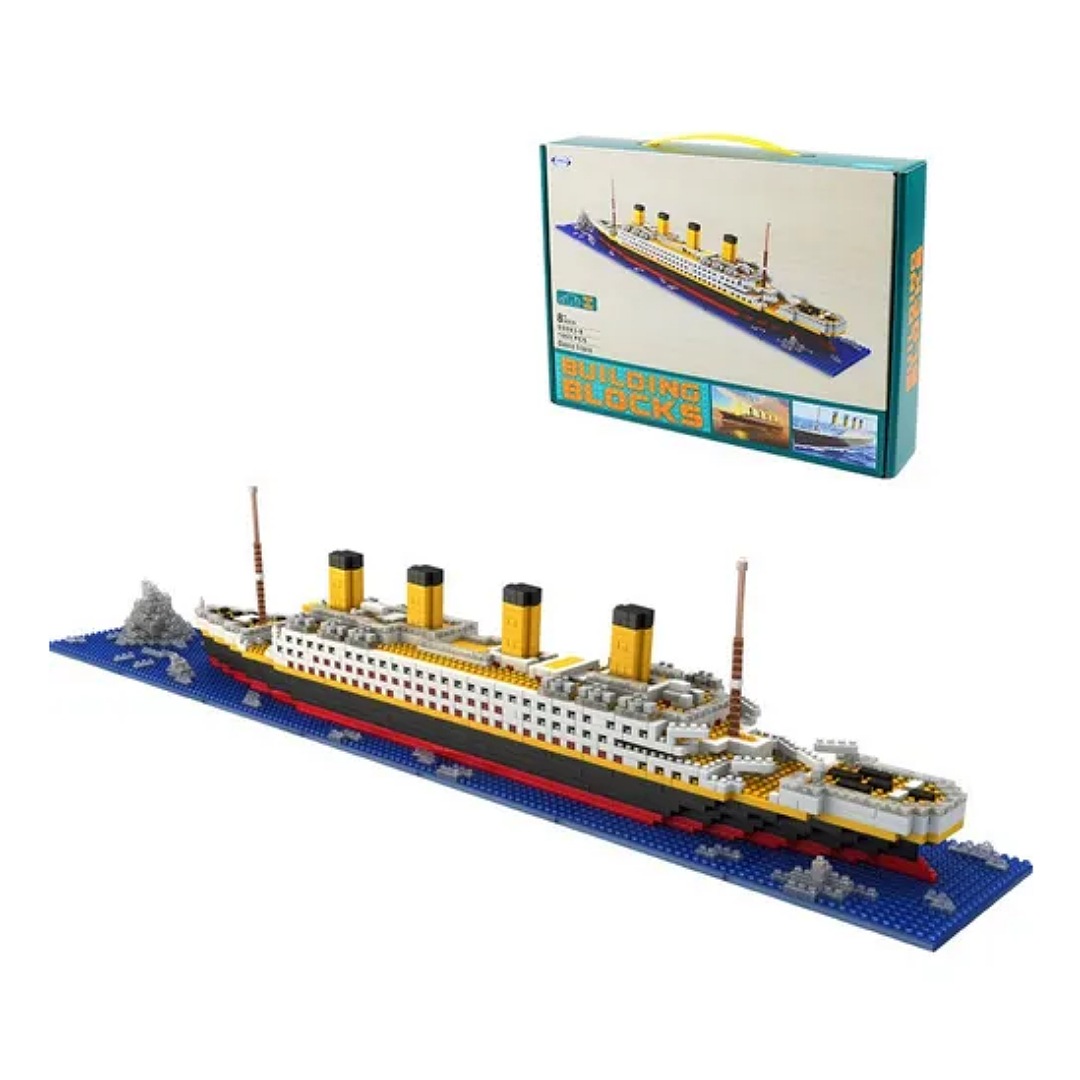 Kit De Bloques De Construcción Para Armar Titanic, 1860 Pzs
