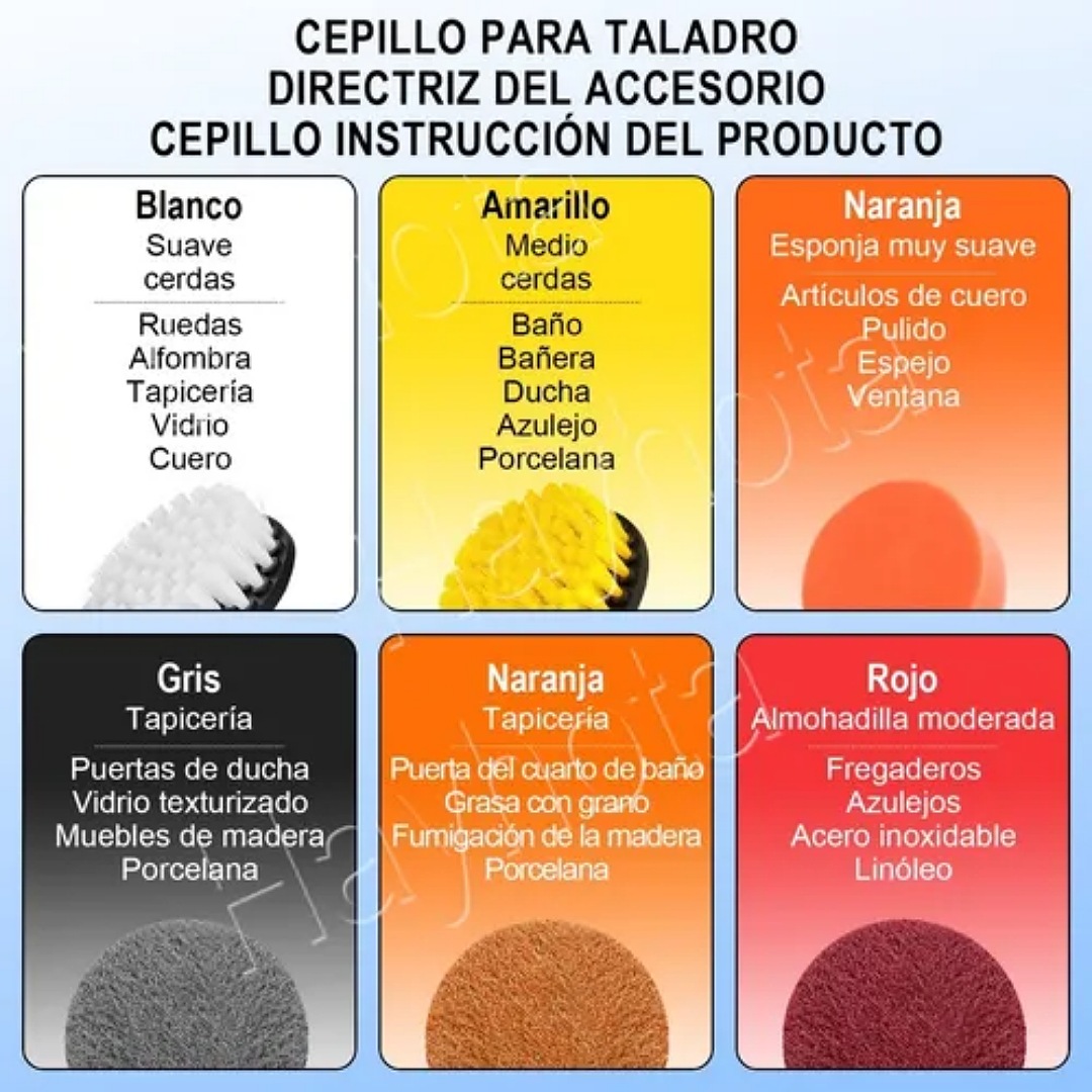 38pcs Esponjas Borlas Juego De Cepillos De Pulir Auto 3 In