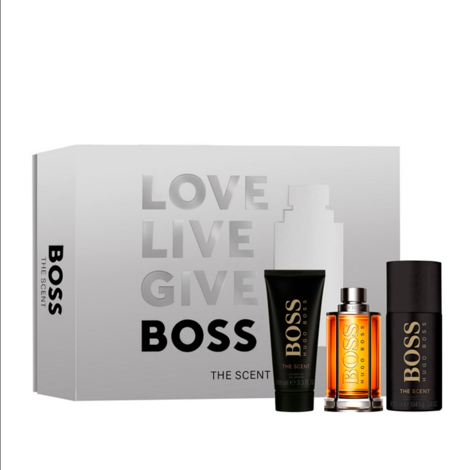 Estuche Boss The Scent 3 pzs hombre