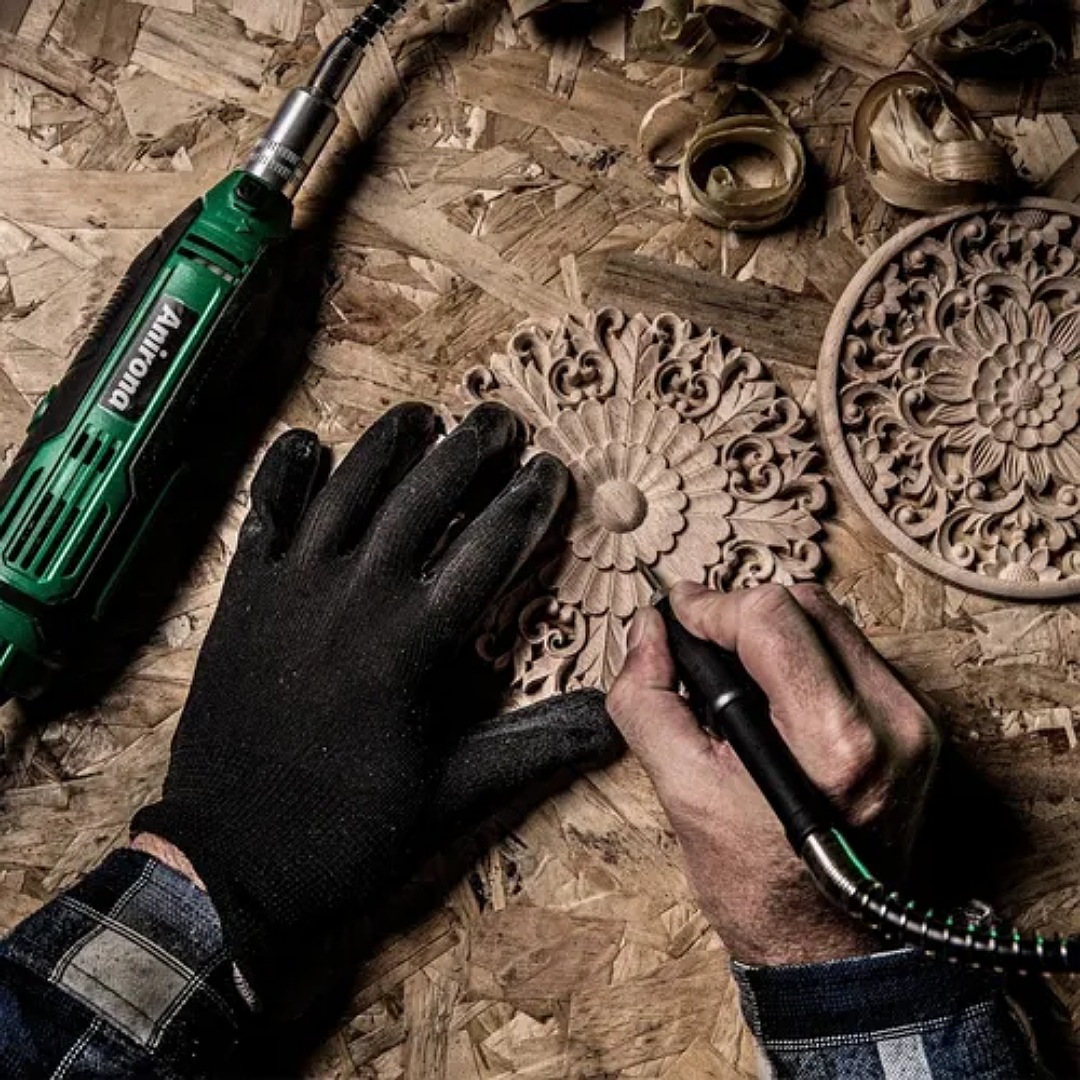 Mini Taladro Mototool Anirona Con 211 Piezas Tipo Dremel