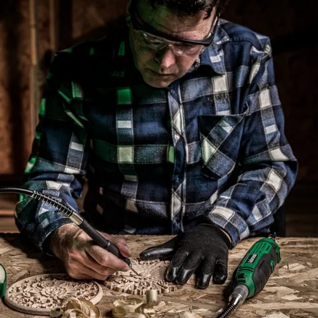 Mini Taladro Mototool Anirona Con 211 Piezas Tipo Dremel