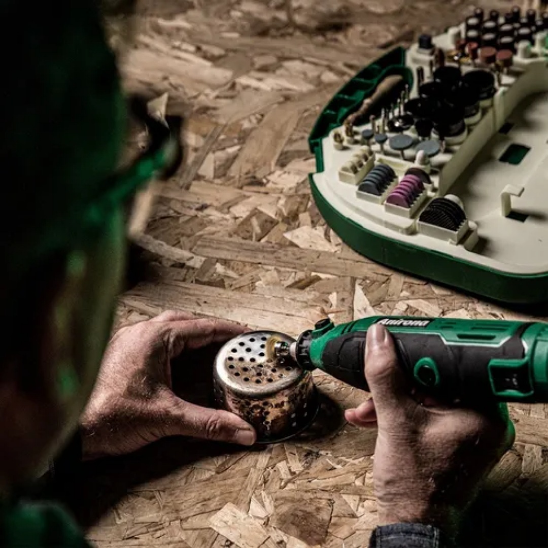 Mini Taladro Mototool Anirona Con 211 Piezas Tipo Dremel