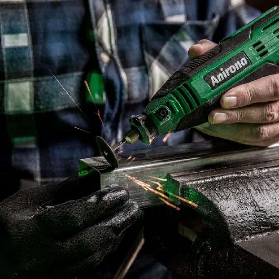 Mini Taladro Mototool Anirona Con 211 Piezas Tipo Dremel