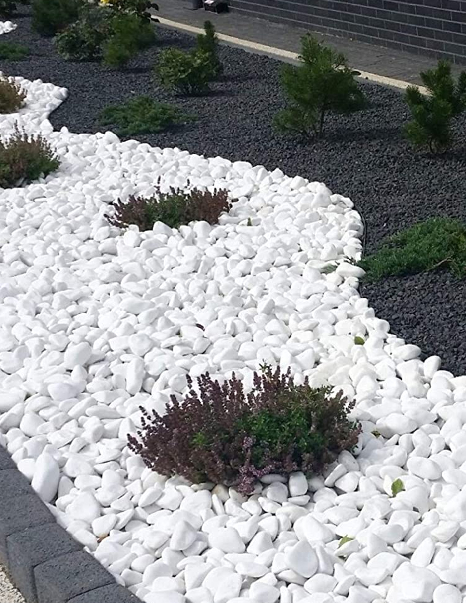 Piedra decorativa Onix Blanca de 1 1/2"