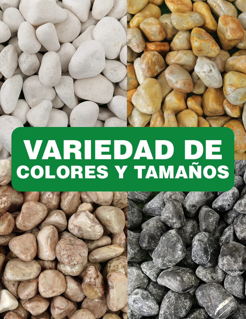 Piedra decorativa Onix Blanca de 1 1/2"