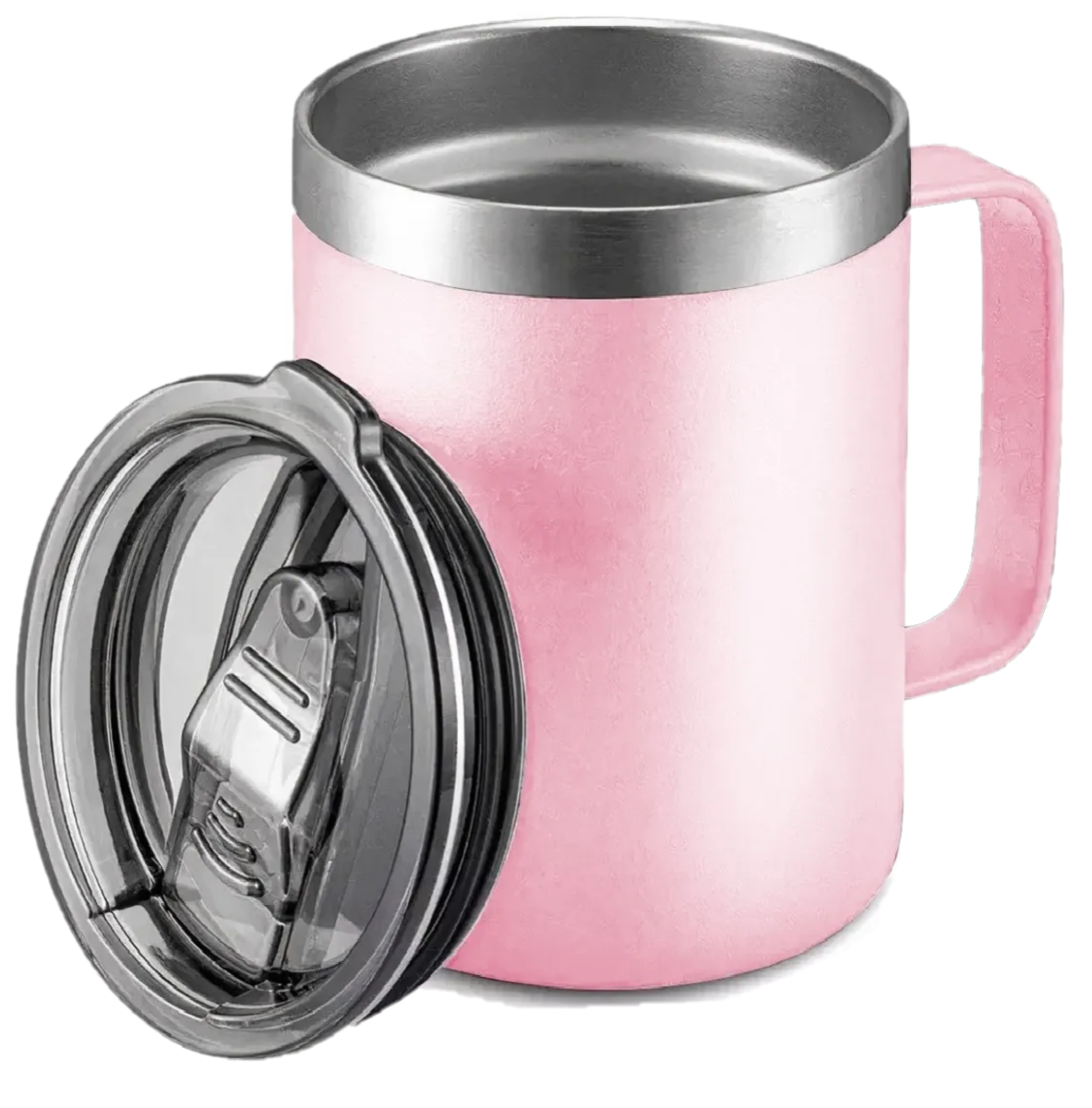 Taza Vaso Termo Térmico Tipo Yeti 12oz Color Rosa Claro