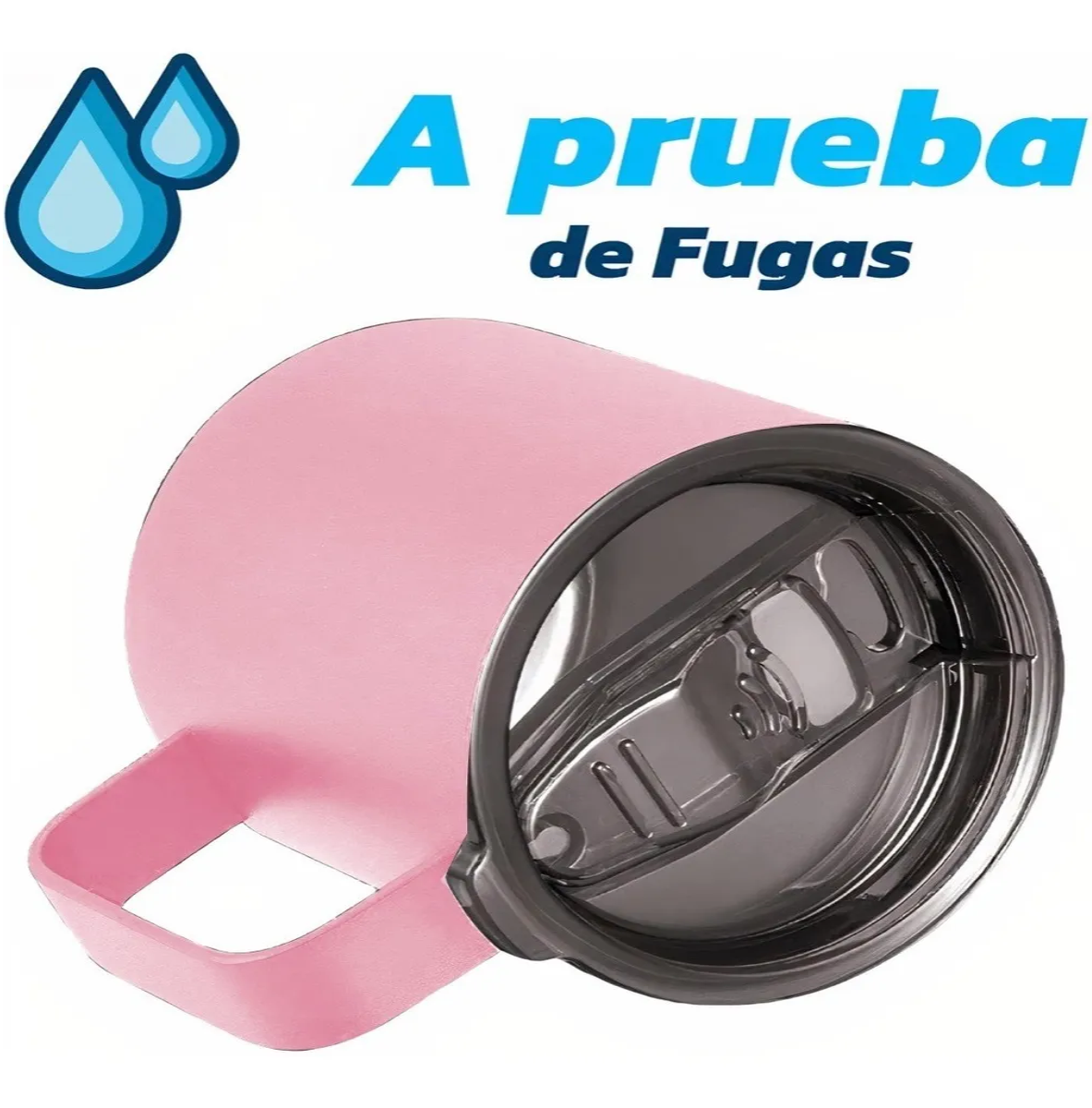 Taza Vaso Termo Térmico Tipo Yeti 12oz Color Rosa Claro