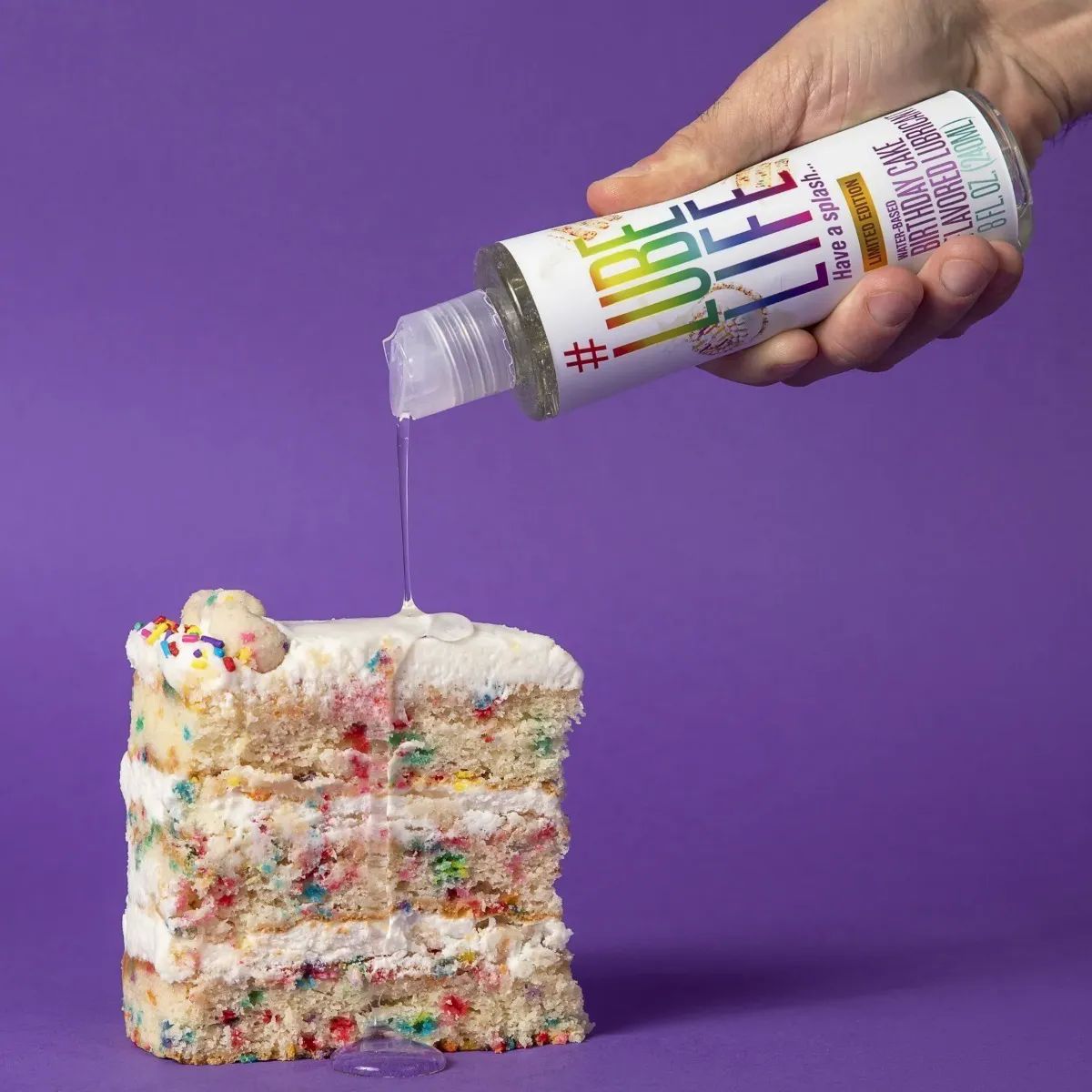 LUBRICANTE Lubelife BIRTHDAY CAKE / Lubricante sabor Pastel De Cumpleaños Edición Limitada