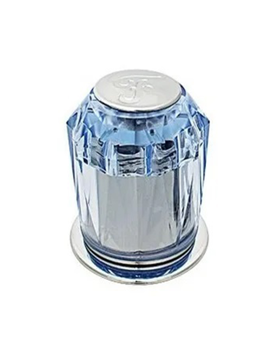 Juego De 2 Manerales Llaves Regadera C/chapeton Azul