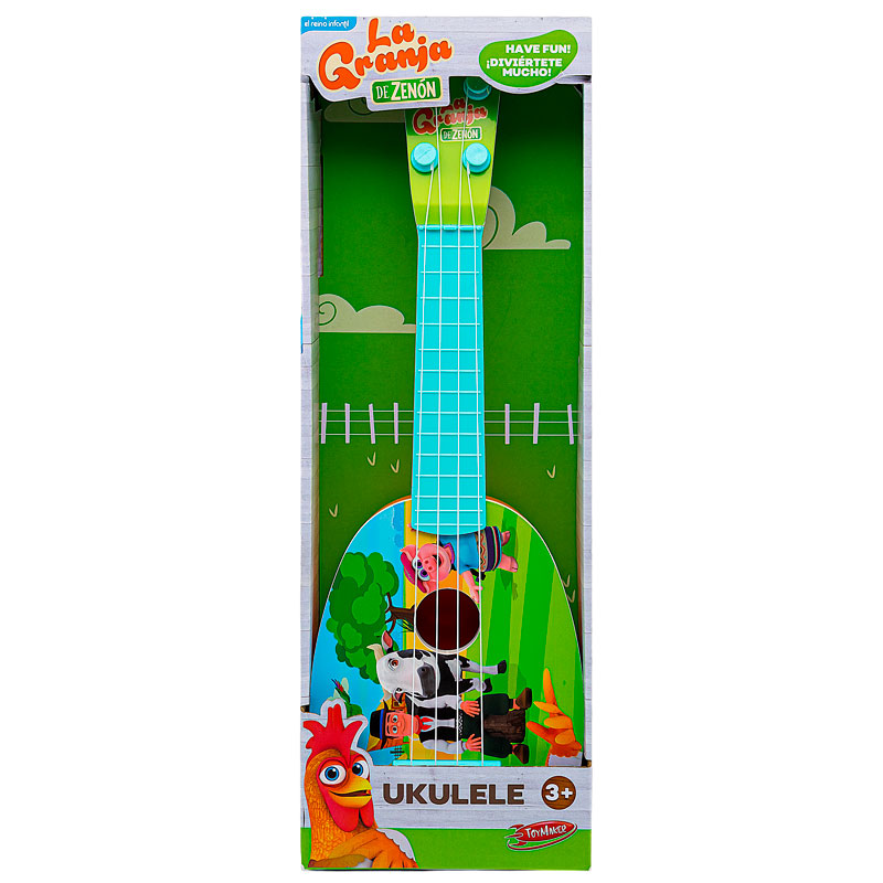 Juguete Mini Ukelele La granja de Zeneon de dibujos animados