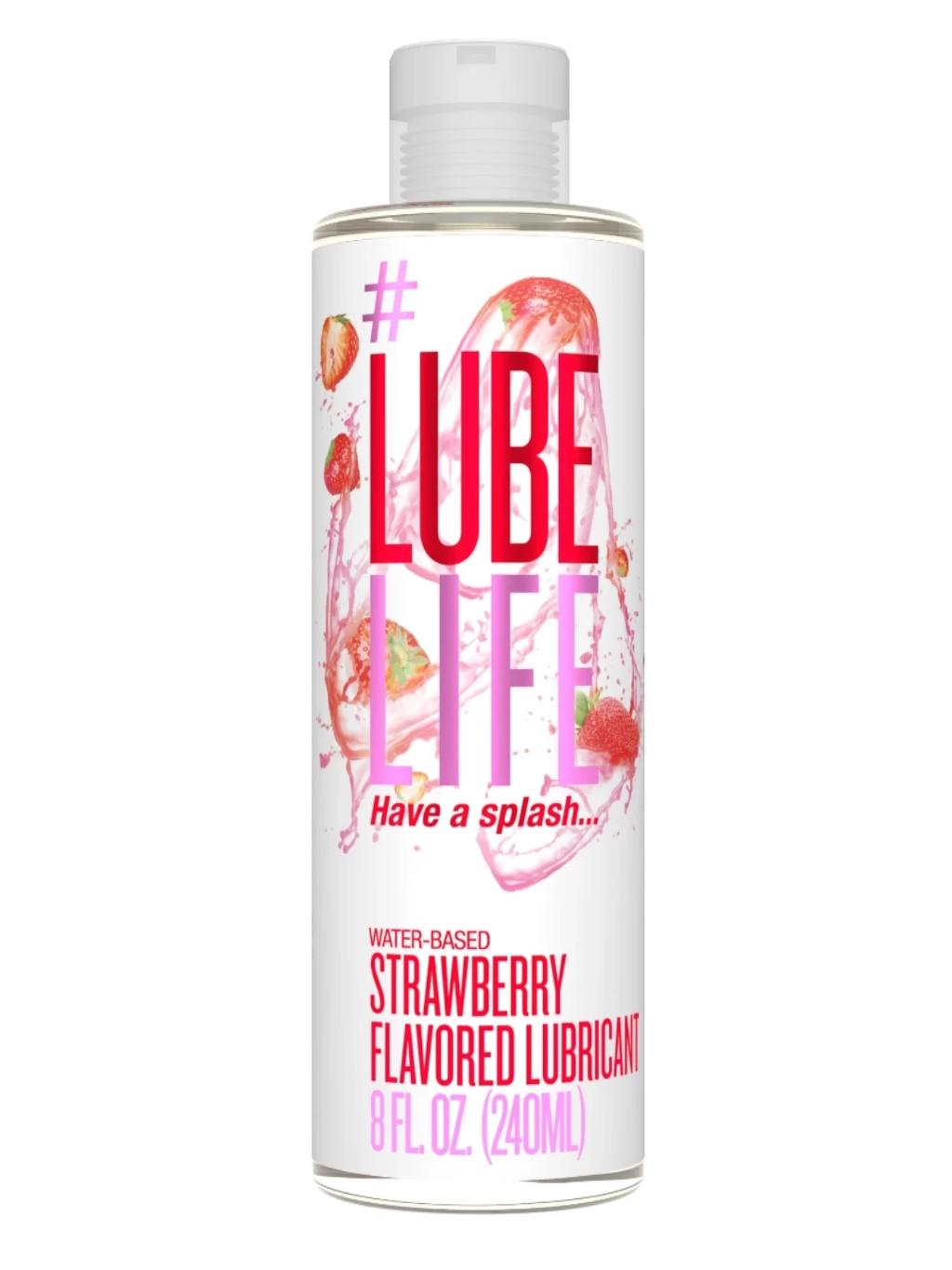 lubricante Lubelife sabor fresa /Lubricante Vaginal Anal Con Sabor a fresa Base Agua 240ml