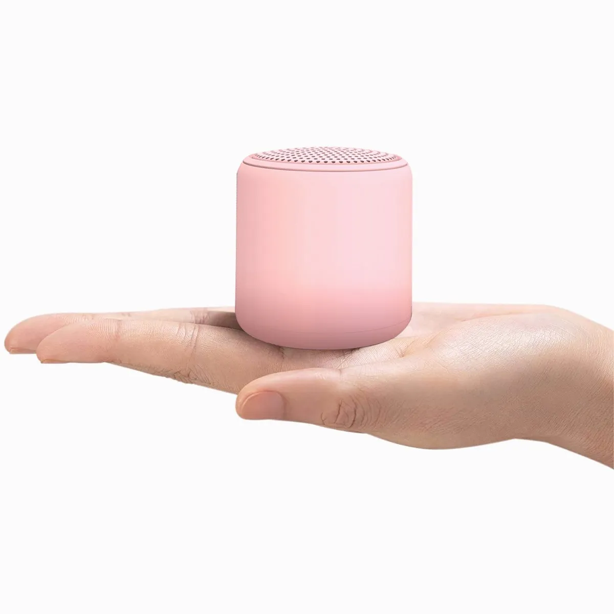 Mini Bocina Portátil Con Bluetooth Tws Audio Rosa
