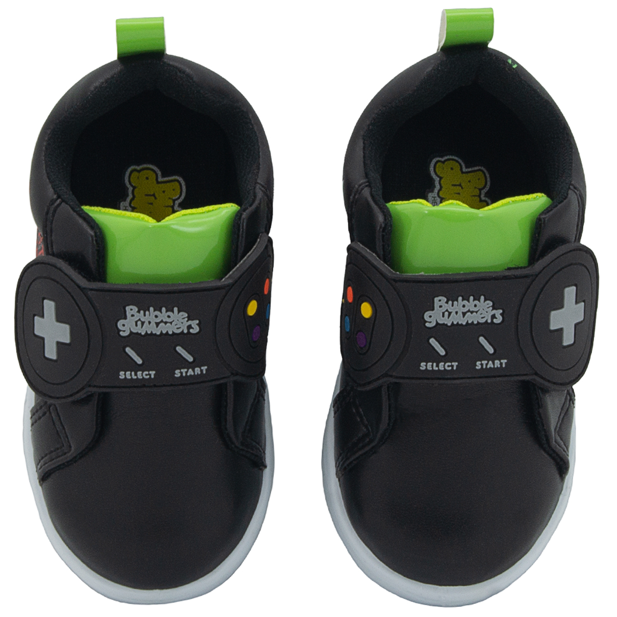 Tenis Gamer Niño Bubble Gummers Mike Negro/verde 14-19
