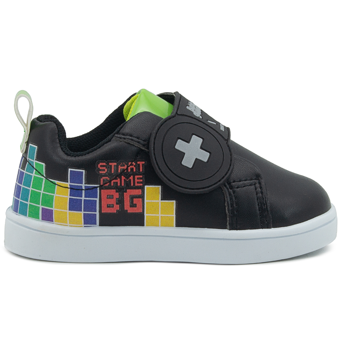 Tenis Gamer Niño Bubble Gummers Mike Negro/verde 14-19