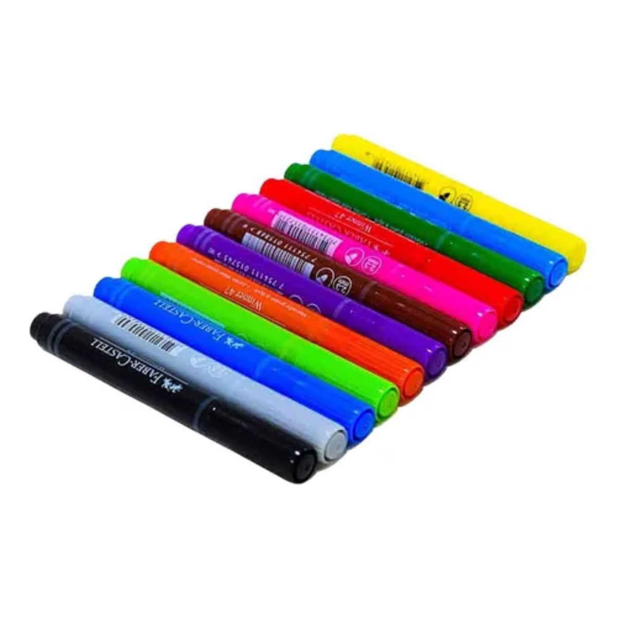 12 Plumones Faber Castell Winner 47 Gruesos 