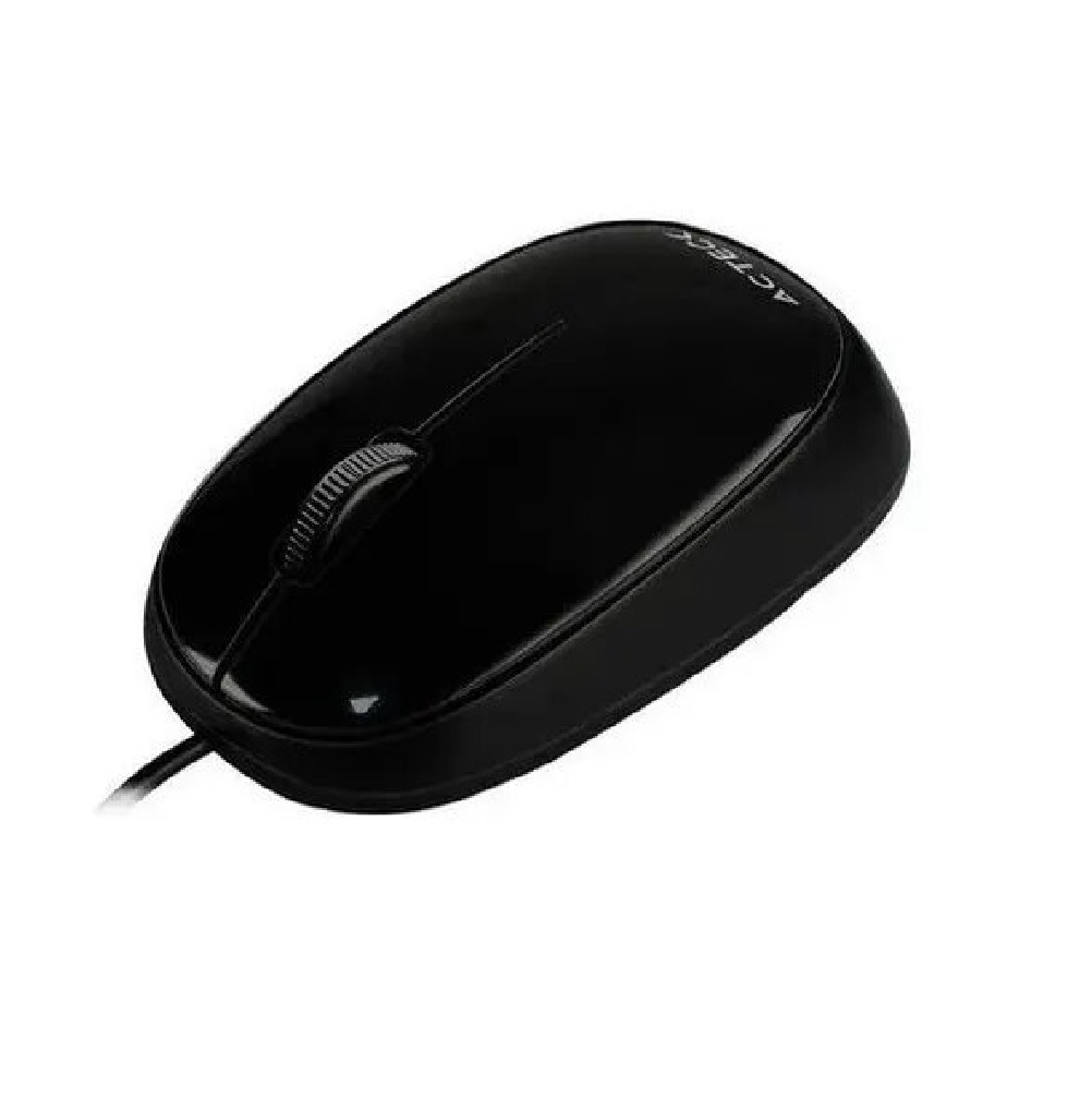 Mouse Acteck Óptico ENTRY 110 Alámbrico USB 1000DPI Negro cable usb pc raton portátil casa negocio
