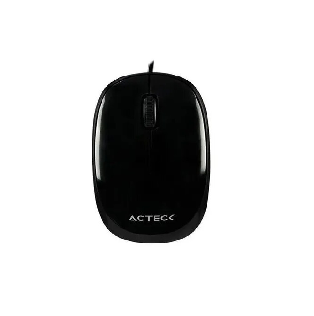 Mouse Acteck Óptico ENTRY 110 Alámbrico USB 1000DPI Negro cable usb pc raton portátil casa negocio