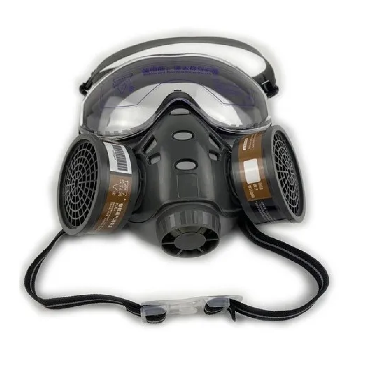 Máscara De Gas De Mascarilla Completo Con Par De Filtros