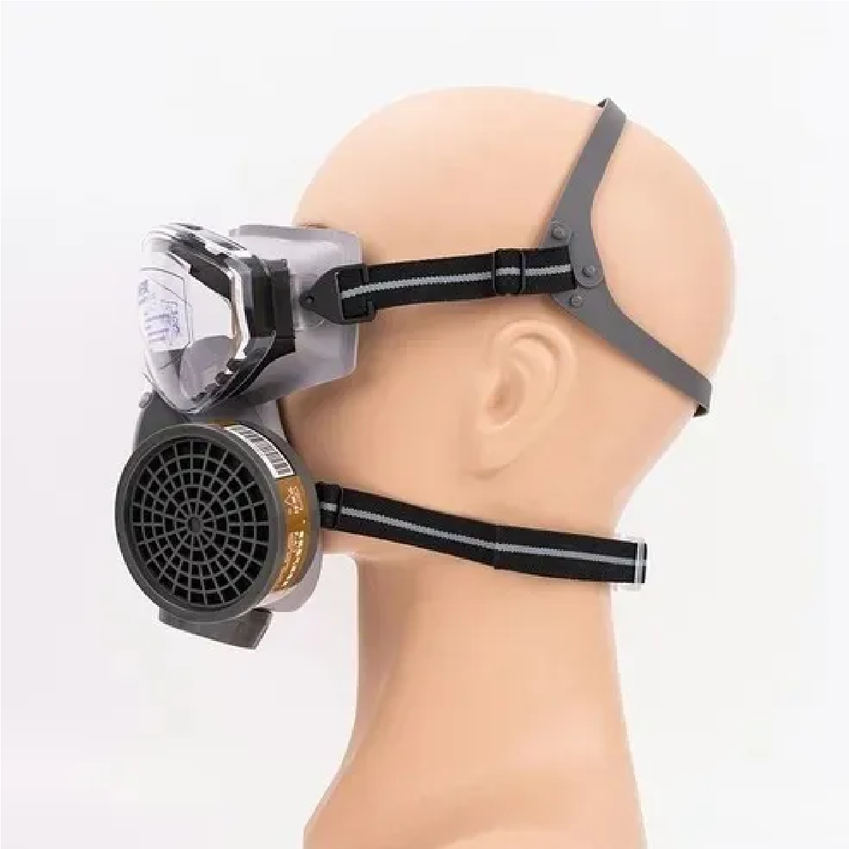 Máscara De Gas De Mascarilla Completo Con Par De Filtros