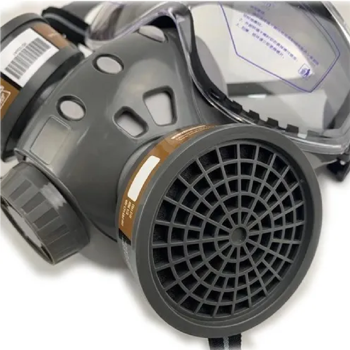 Máscara De Gas De Mascarilla Completo Con Par De Filtros