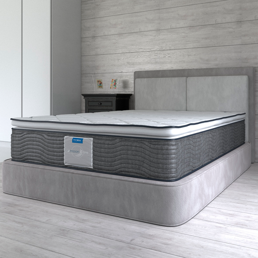 Colchón Restonic Matrimonial Santino Anti-Ácaros Ortopédico Confort + 2 ALMOHADAS DE REGALO