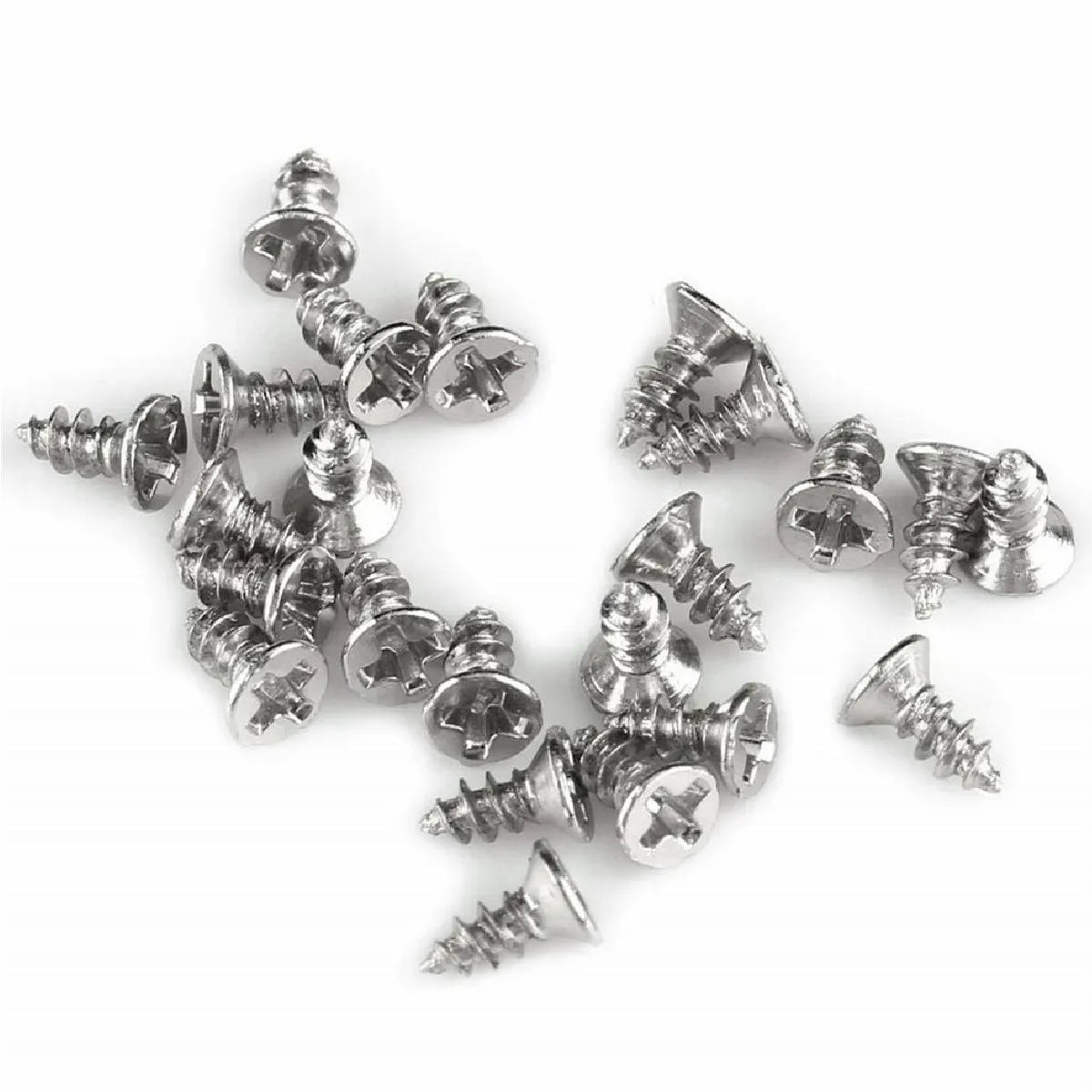 Kit 800 Pcs M2 Cruz Tornillos De Cabeza Plana 4-20mm (8 Tamaños)