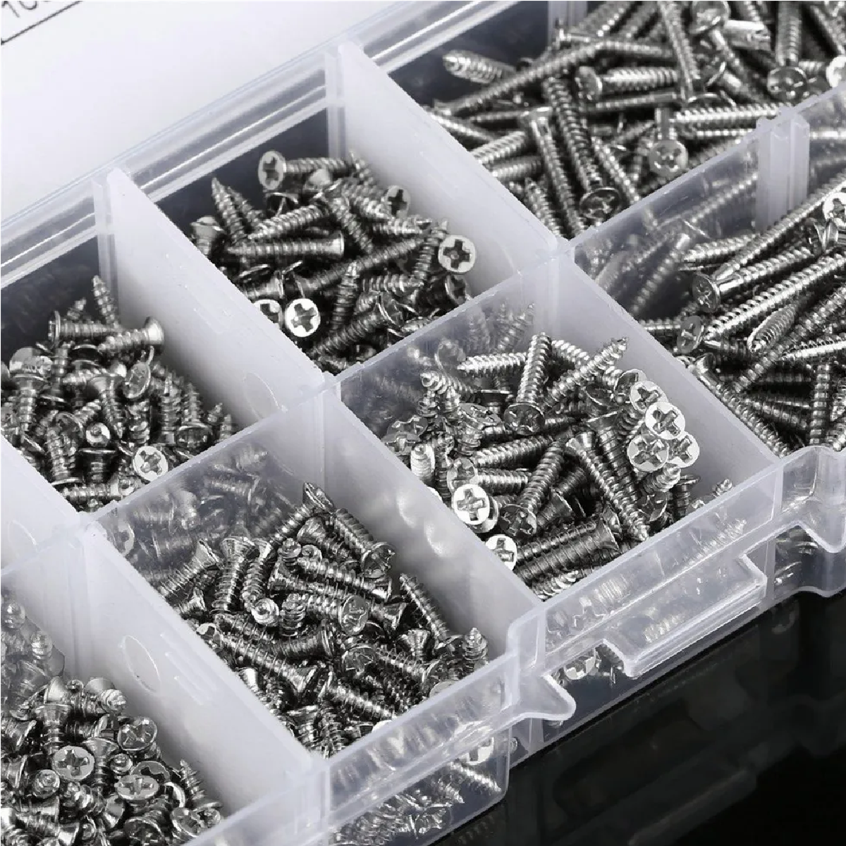 Kit 800 Pcs M2 Cruz Tornillos De Cabeza Plana 4-20mm (8 Tamaños)