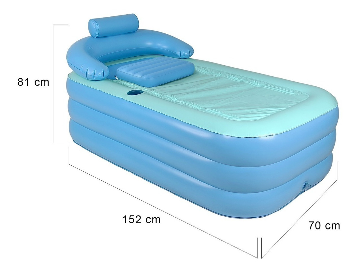 Bañera Tina Inflable Adultos Spa Portatil