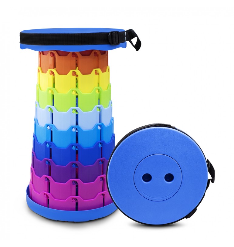 Banco Retractil Plegable Taburete Portatil Correa Ajustable