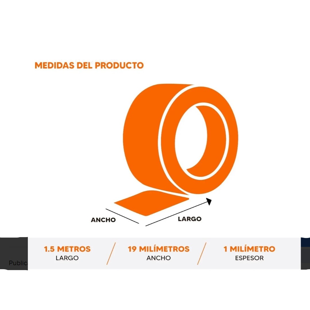 Cinta Doble Cara De 19 Mm X 1.5 M Truper 11724