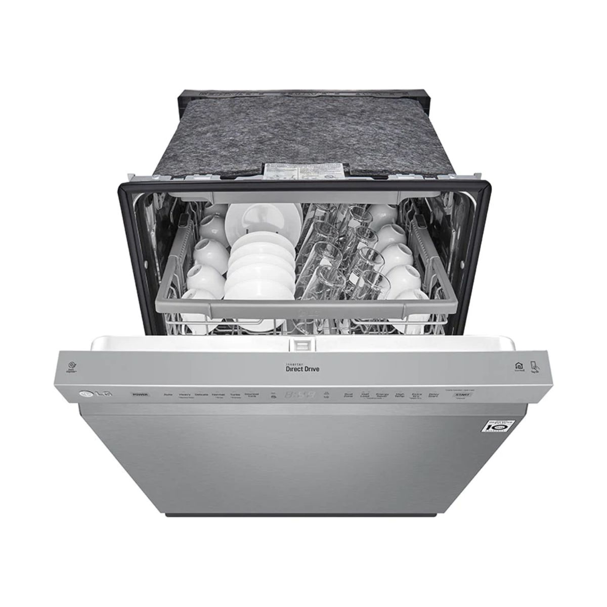 Lavavajillas 15 servicios de empotre color acero inox marca lg ldfn4542s
