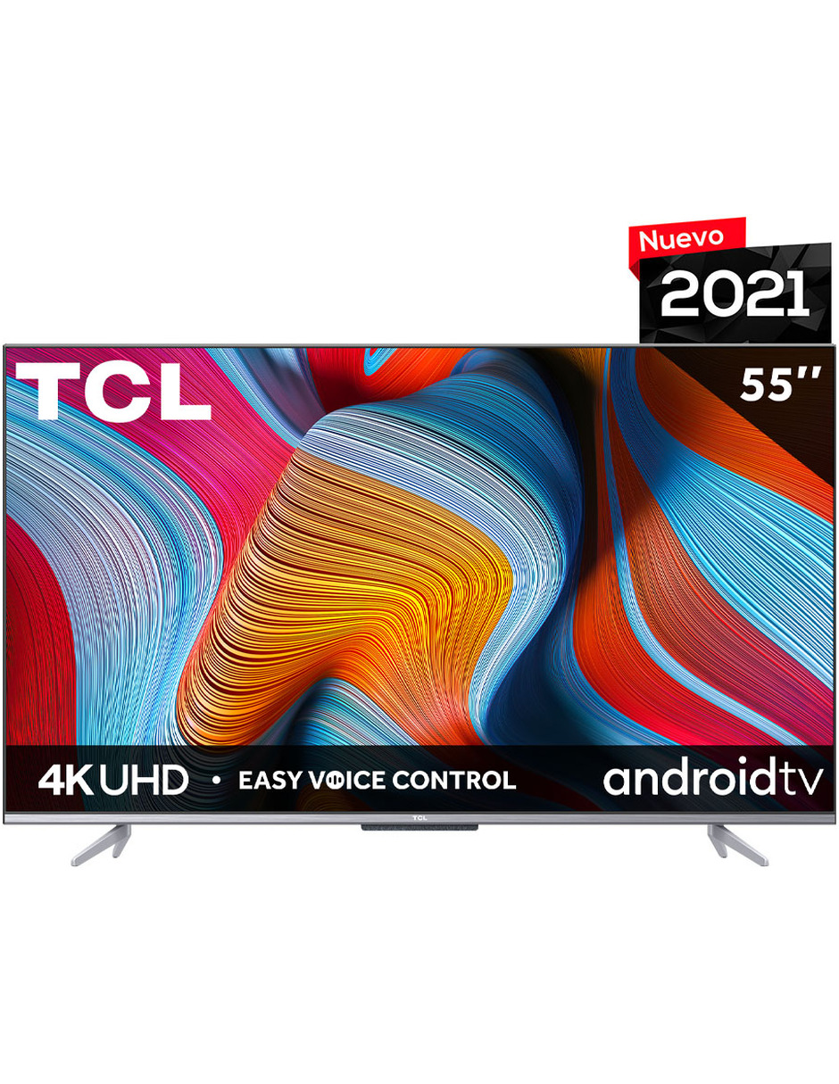 Pantalla TCL 55" 4K UHD Android TV, con Google Assistant 55A547