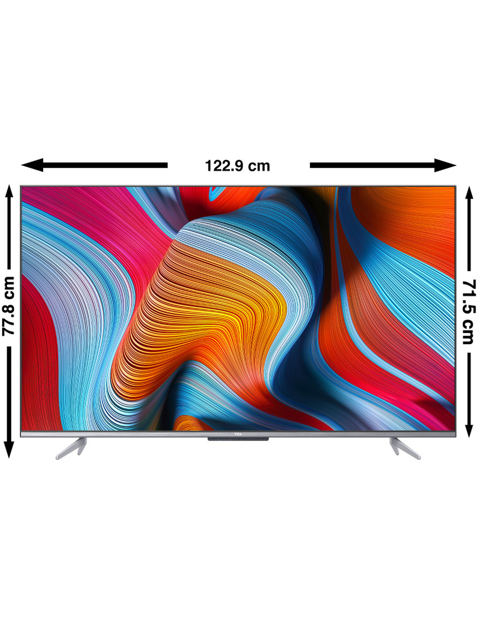 Pantalla TCL 55" 4K UHD Android TV, con Google Assistant 55A547