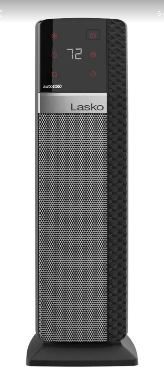 Calentador De Torre 22¨ Lasko Cerámico Control Remoto