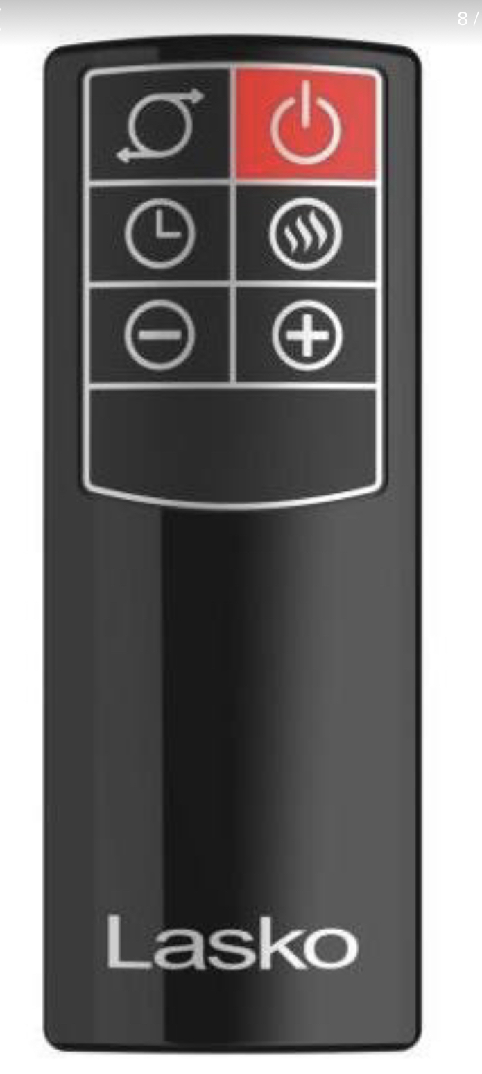 Calentador De Torre 22¨ Lasko Cerámico Control Remoto