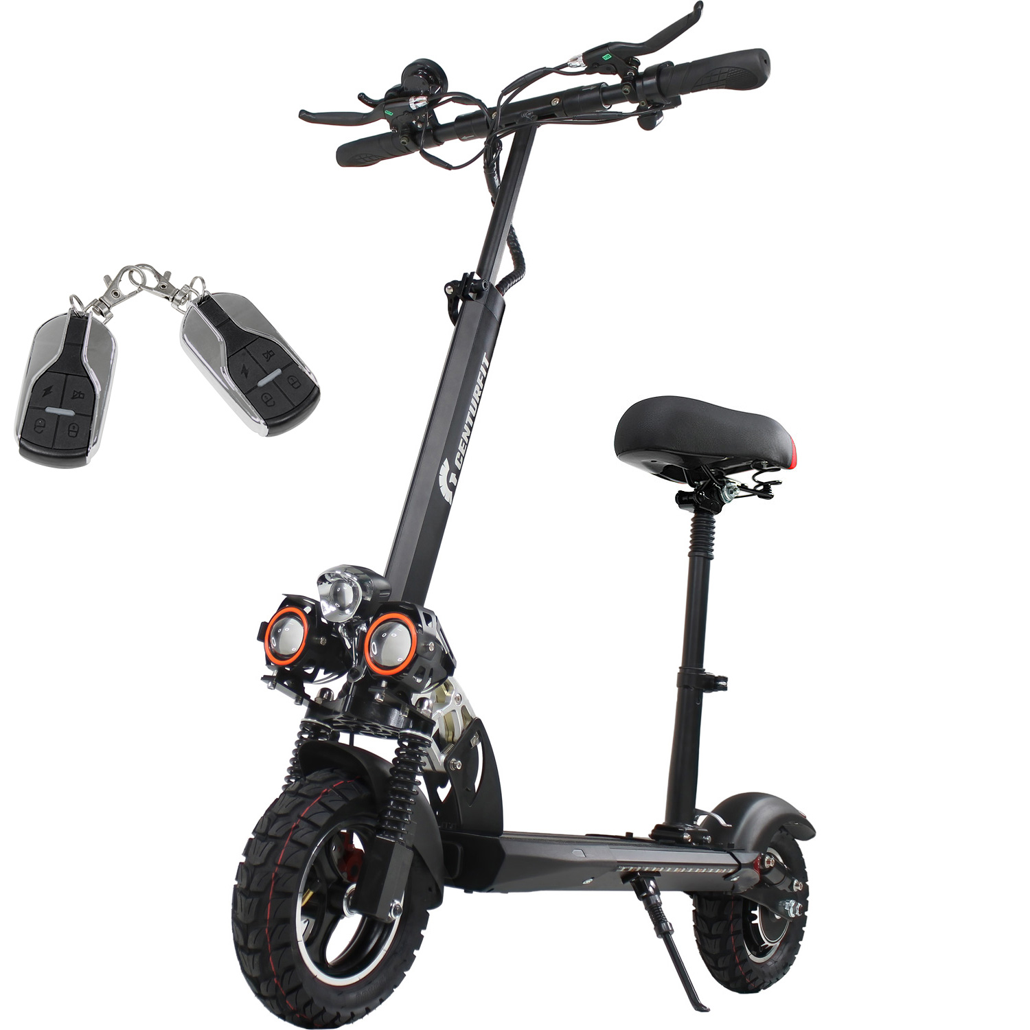 Scooter Electrico Con Asiento Luz Led Alarma Usb 48 Km/h