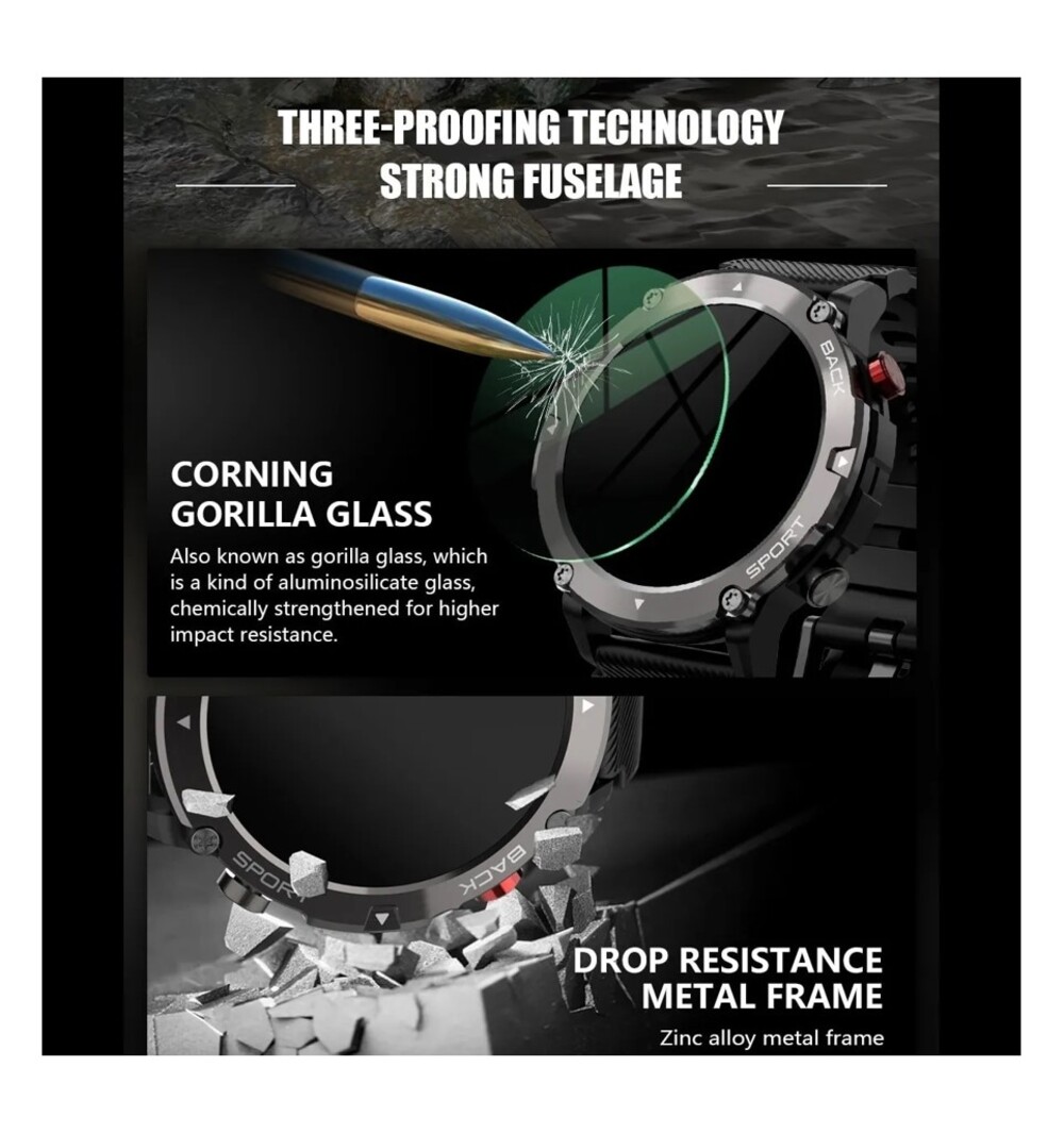 Smartwatch Reloj Inteligente C21 Fralugio Full Touch Hombre.