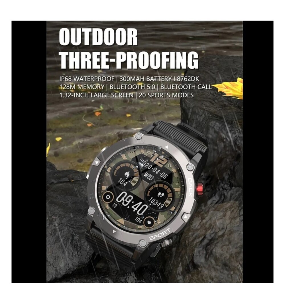 Smartwatch Reloj Inteligente C21 Fralugio Full Touch Hombre.