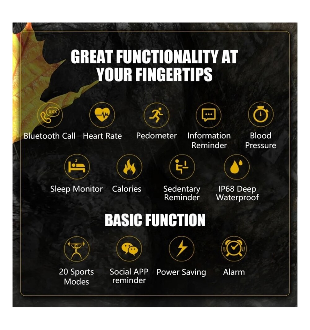 Smartwatch Reloj Inteligente C21 Fralugio Full Touch Hombre.